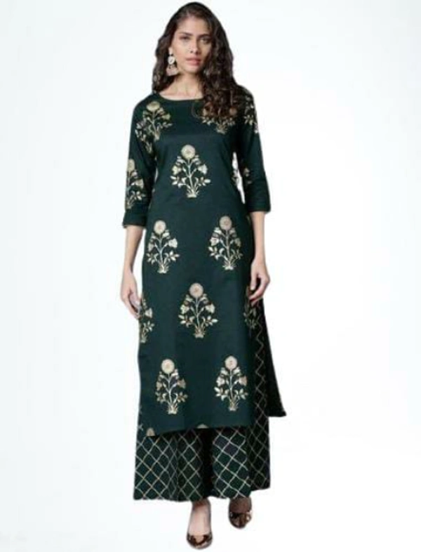 GOLDEN KURTI PLAZO